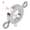 Ball Stretcher Weights for CBT Zinc Alloy 3 Size Adult BDSM Sex Games Scrotum Stretching Bondage Chastity Device