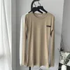 Designer Womens Tshirt Casual Clothes Long Sleeve Round Neck Letter Print Sexig Top Tee Female Size S-L