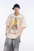 T-shirt vintage T-shirt stampate oversize da uomo e donna Top Hip Hop Tee 2024 JD638