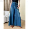 Women's Jeans Jeans High Waist Wide Leg Palazzo Denim Pants Dressy Fall Winter 240304