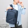 Mochila de viagem para laptop para mulheres e homens, bolsa de transporte aprovada para avião com porta de carregamento USB, cabe em notebook de 15,6 polegadas