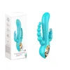 vibrateur Trois têtes de vibration vestibule vagin clitoris triple stimulation nouveau silicone charge 10 fréquence tige vibrante femelle adulte jouets sexuels produits 231129