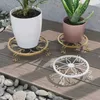 Altri edifici da giardino Mobili da esterno Decorazione Porta piante Supporto rotondo per piante in vaso Piante in vaso per fiori per interni ed esterni Supporto per piante da giardino YQ240304