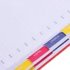 Książka agendy cotygodniowe kalendarz notatnik notatnik notesowy planista harmonogram pracy