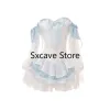 Suits Kawaii Clothing Vintage 2 Piece Dress Set Women BodyCon Vest + Japanese Style Y2K Mini Dress Even Party Lolita Suits 2023 Chic