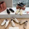 Tênis caminhada tênis designer loro homens mulheres sapatos casuais pian moda tênis de couro tamanho 35-44