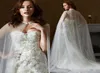 Nuove giacche da sposa alla moda Applicazioni di pizzo bianco Mantello Mantello Bellissimo involucro da sposa Giacche da sposa Accessori da sposa economici 3359968