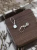 Boucles d'oreilles pendantes en argent S925, mode géométrique Aubao, boucle à crochet, bijou minimaliste européen et américain pour femmes