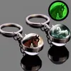 Glow In The Dark Horse Keychain Glowing Horse Stuff Luminous Horses Glass Ball Key Chain Crazy Lovers Gifts Key Rings292K