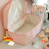 New High-Capacity Candy Cute Storage Travel, Portable, Soft And Fluffy Flower Handheld Makeup Bag For Women 890397