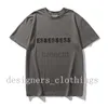 T-shirts pour hommes de créateurs T-shirts pour hommes de marque de mode essent motif de lettre collée à manches courtes loisirs femmes essentail T-shirt High Street essentiel vêtements haut 240304