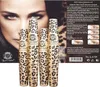 Love Alpha 3D Leopard Print Black Eye Mascara Zestaw Długie rzęsy silikonowa szczotka krzyżowa Wydłużenie tuszu do rzęs Wodoodporna makijaż 3737463