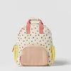 Backpack Cotton Canvas Dopamine Strawberry Colored Cute Children's Personalized Name Girls Schoolbag Outdoor Travle