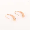 Dangle Earrings Elegant Stainless Steel For Women Gold Silver Rose-gold Color Eardrops Unique Modern Jewelry Wholesale