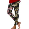 Women's Pants Casual Fashionable Outdoor Funny Print Slim Stretch Yoga Nine Minute Skin Friendly Ropa De Mujer