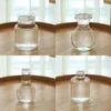 Vases Clear Plastic Hyacinth Vase Transparent Flower Plant Bottle Pot DIY Ornament Home Living Room Garden Decoration Flowerpot