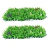 Decorative Flowers Artificial Plant Wall Decoration Greenery Panel Grass Backdrop For Wedding Party Fence Panels Outdoor Fake