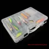 Boxes 29.5 x 19 x 6cm Durable Movable Compartments Fishing Tackle Box Double Sided Transparent Fishing Lure Bait Hooks Storage Case
