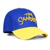 Berretto da baseball Uomo Donna, Cappello da baseball sandlot Cappello da baseball Blu Giallo, Cappello da papà in cotone ricamato con snapback classico regolabile