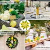 Ensemble de fleurs décoratives, Faux citrons, Limes et tranches, paquet de 36 Faux agrumes, décorations artificielles pour la cuisine de la maison