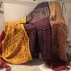 Couvertures Coussin de canapé Chenille américain méditerranéen coloré bohème Chenille Plaids canapé grande couverture Cobertor avec gland 240229