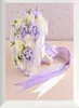 2017 Cheap Artificial Wedding Bouquets In Stock Sparkly Pearls Pink and White Bridal Bridesmaids Bouquet Beautiful Bride Vintage H9496732