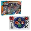 Beyblades Metal Fusion B-X TOUPIE BURST SPINNING TOP XD168-11 B117 B120 B121 B122 Placa de giroscópio de combate 4pcs Top Launcher Grip Kids Games Toys L240304