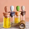 Kits Oil Bottle Brush Silicone Glass Container Kitchen Olive Oil Pump Pot Vinegar Spray Bbq Cookware Dispenser Cooking Condiment Tool