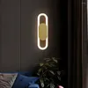 Lâmpada de parede moderna luxo quarto led criativo fundo lâmpadas varanda iluminação sala estar armários