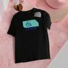 T-shirty marki Męskie T-sens francuskie włoskie projektanta damska moda z literami swobodny letni krótki rękaw odzież plus size 240304
