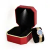 Gift Wrap 1pcs Premium Watch Storage Box With LED Display Exquisite Valentine's Day