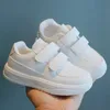 Spring Children Fashion Casual White Sneakers Boys Sport Breathable Basketball Shoes Baby Girls Running Board 240223