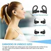 Oortelefoon voor mobiele telefoons 20 uur speeltijd Zwemmen Waterdichte Bluetooth-oortelefoon Dual Wear-stijl Sport Draadloze hoofdtelefoon TWS Ipx7 Oordopjes Stereo YQ240304