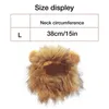 Cat Costumes Lion Mane Wig For Dog And Costume Pet Halloween Outfit Small Hat Supplies