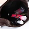 Sacchetti cosmetici sacche da viaggio a colore solido kit da toilette multifunzione da donna con borse di stocca