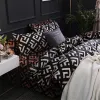 Modern Geometric California King Bedding Set Sliping Däcke Cover Set Pillowcase 51*90 täcken omslag 229*260 3st Bed Set Set