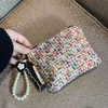 2023 Niche Instagram Xiaoxiangfeng Mini Storage Wallet Portable Makeup Bag Knitted Cute Small 910761