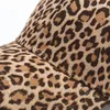 Ball Caps Geebro Women Cotton Sports Outdoor Summer Sun Hats Men Leopard Cheetah Print Headdress Retro Adjustable Travel Baseball