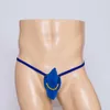 Tanga masculina, suspensório sexy, bolsa, totalmente embrulhada, roupa íntima divertida 684061