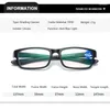 Sunglasses TR Frame Sports Reading Glasses Trendy Square Far Sight Eyeglasses Men Women Ultralight Prescription Eyewear Diopters