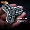 Beyblades Metal Fusion Yuc Fidget Spinner 금속 스트레스 릴리프 장난감 기술 Mackie Knight2.0 Tritium Hand Spinner Luminous Toy EDC Fingertips Gyro L240304