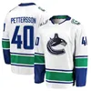 40 Elias Pettersson Vancouver Canucks jersey Reverse Retro hockey jersey 43 Quinn Hughes J.T. Miller Brock Boeser Dakota Joshua Kuzmenko Thatcher Demko jerseys