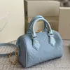 Kvinnor Retiro kudde totes Haze Blue Bags Handväska Luxurys Designers Shouder Crossbody Bag Messenger Ladies Handväskor med guldkedja 20 cm