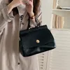 Sacos de noite CGCBAG Moda Designer Bolsas Mulheres Simples Lage Capacidade Cross Bag Alta Qualidade PU Couro Feminino Ombro