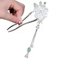 Hair Clips Chinese Stick Bun Headdress Handmade Flower Tassel Accessories For Costume Party Masquerade Ball