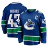 40 Elias Pettersson Vancouver Canucks jersey Reverse Retro hockey jersey 43 Quinn Hughes J.T. Miller Brock Boeser Dakota Joshua Kuzmenko Thatcher Demko jerseys