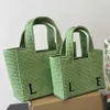 straw designer bag summer beach bag women holiday basket shoulder bags shopping tote Vintage Raffias Handbags 240304
