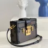Designer de luxo couro genuíno cravejado bolsa moda crossbody bolsa caixa saco clássico feminino bolsa ombro saco do telefone móvel 10 cores m45943
