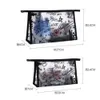 Makeup Small Size, High Aesthetic Value, Transparent Instagram Style Women's Storage Bag, Mommy Portable Toiletries Bag 762774