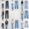 Женские джинсы 24ss ab bing Новый нишевый дизайнерский дизайнер хлопчатобумажные джинсы на талию растягиваемые серые серого цвета